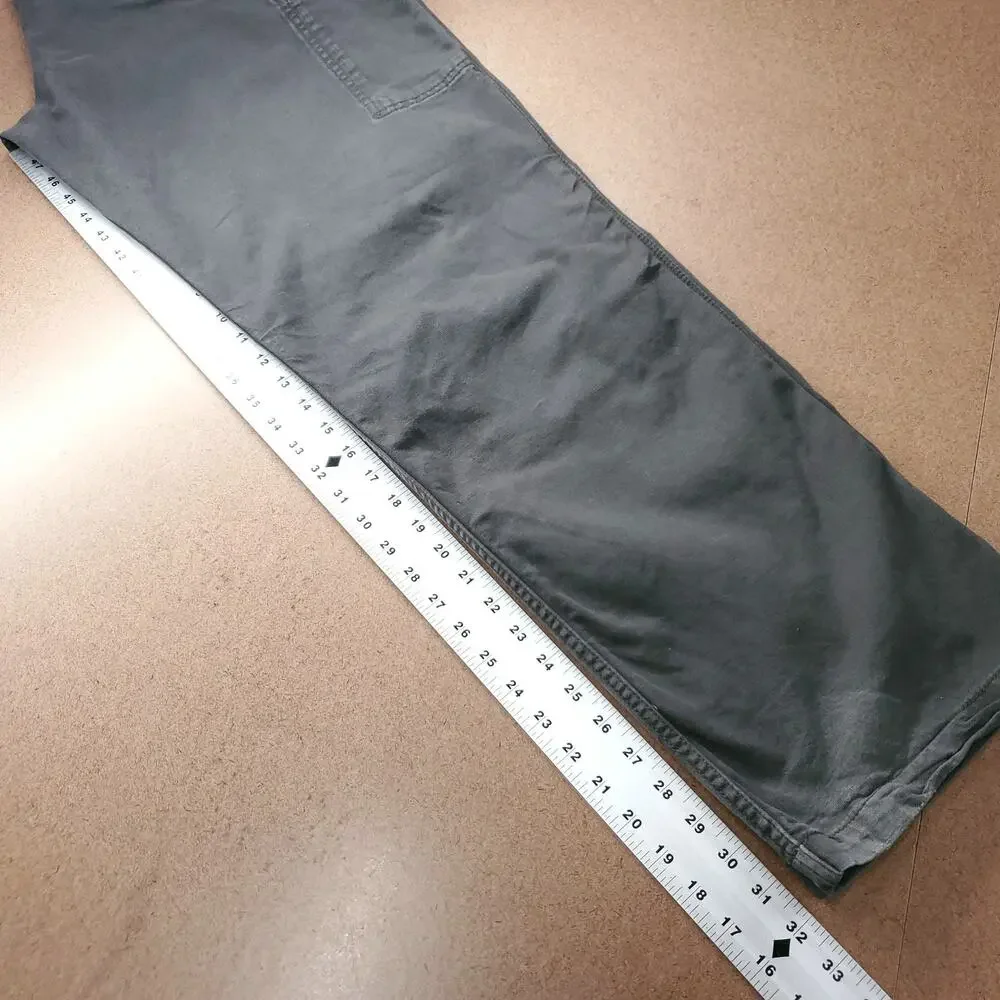 Carhartt Relaxed Fit Canvas Work Pants Rugged Flex Men 40x32 Dark Moss Green